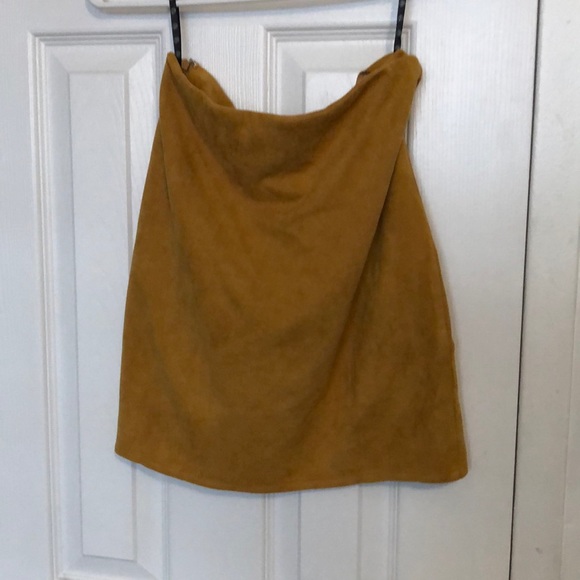 Faux suede skirt - Picture 2 of 3